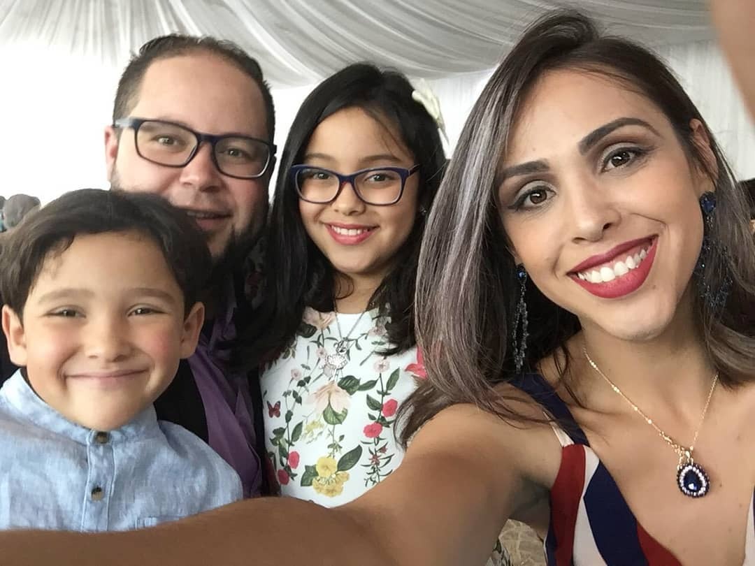 Fábio Filho com a família