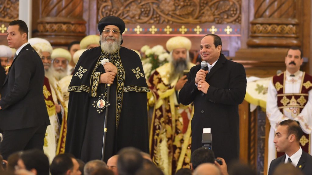 Abdel Fattah al-Sisi e Tawadros II