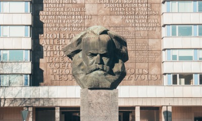 Monumento em homenagem a Karl Marx.