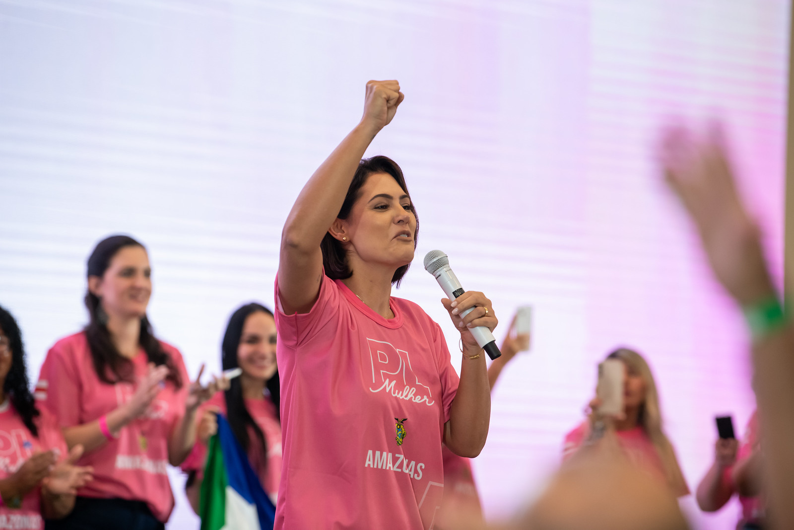Michelle: candidatura ao Senado é "missão" dada por Jair Bolsonaro