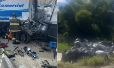 Família sobrevive ilesa a grave acidente em Alagoas: ‘Milagre’