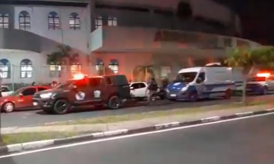 Viaturas em frente à sede da AD Roraima