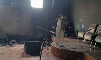 Incêndio criminoso destrói templo da Assembleia de Deus