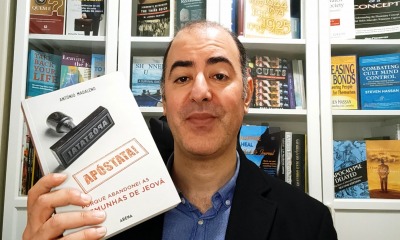 António Madaleno com o livro Apóstata