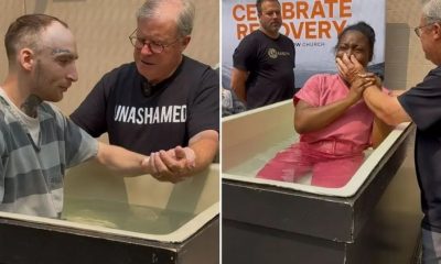 ‘Um novo começo’: igrejas batizam 170 presos em ação nos EUA