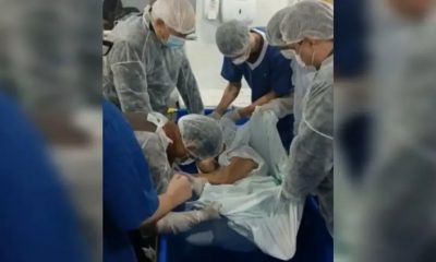 Vídeo: idosa mobiliza hospital para ser batizada na UTI