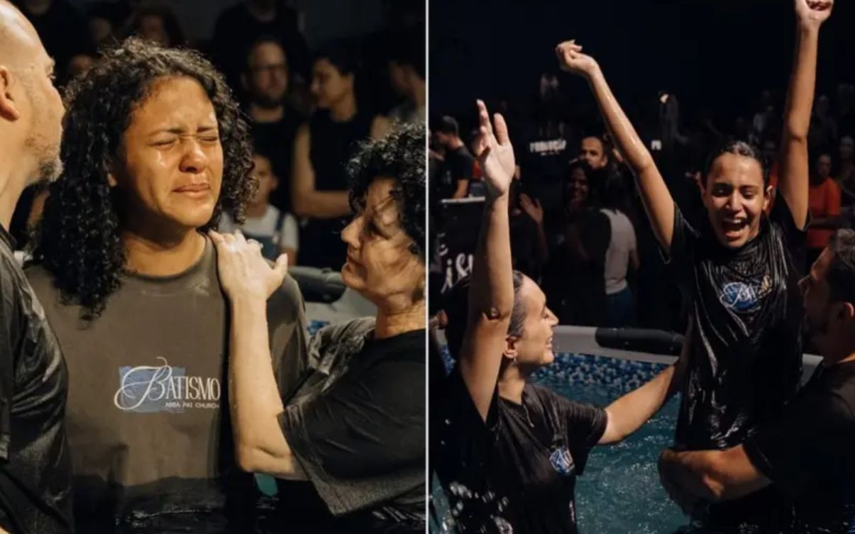 Igreja em SC celebra o batismo de mais de 400 novos convertidos