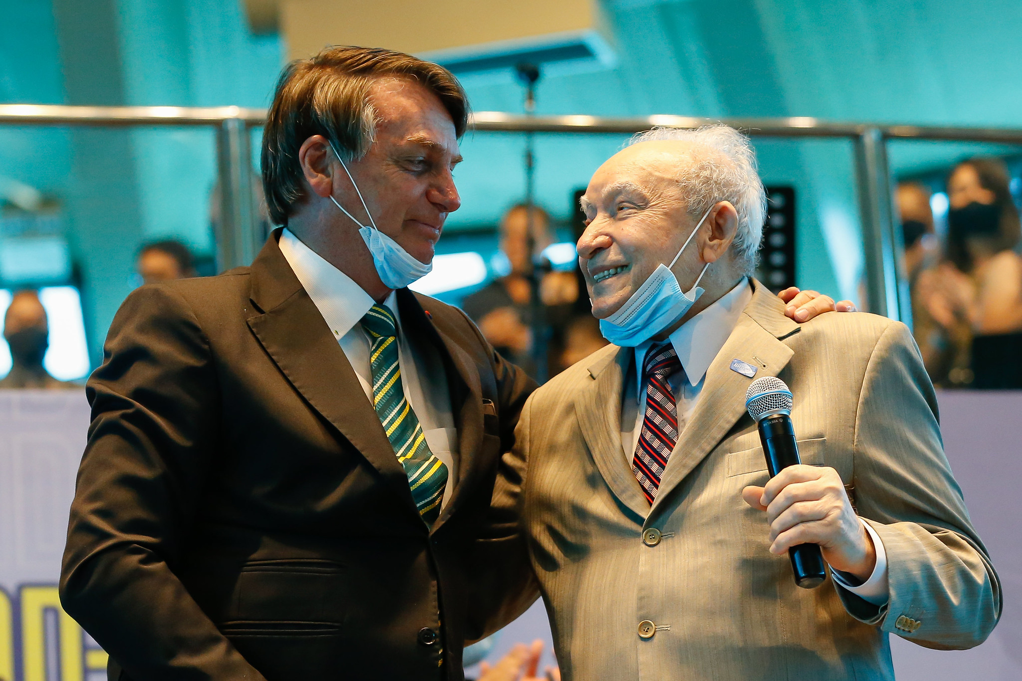 Bispo Manoel Ferreira e o presidente Jair Bolsonaro