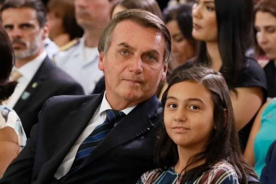 Bolsonaro e Laura