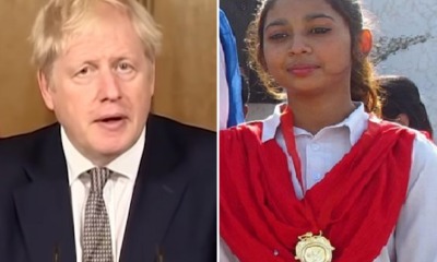 Boris Johnson e Maira Shahbaz