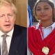 Boris Johnson e Maira Shahbaz