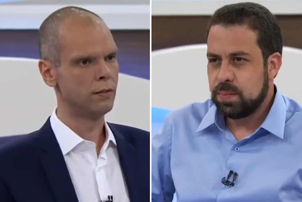 Bruno Covas e Guilherme Boulos