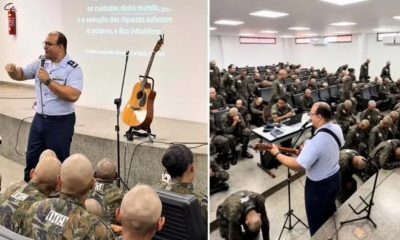 Pastor prega na FAB sobre riscos da vida espiritual superficial