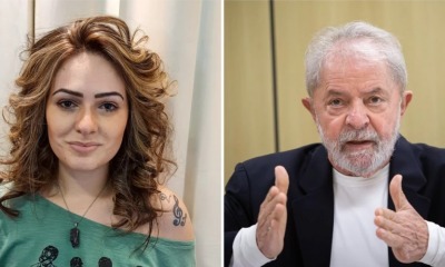 Carina Belomé e o ex-presidente Lula