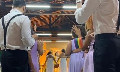 Cerimônia de casamento com pastora batista