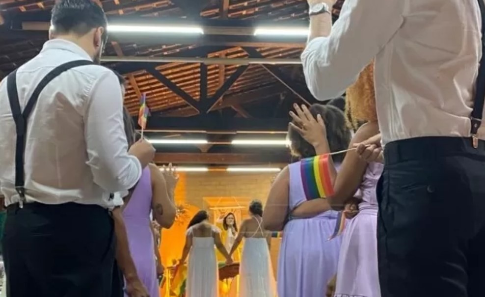 Cerimônia de casamento com pastora batista