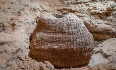 Cesta antiga descoberta em Israel