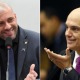 Daniel Silveira e Alexandre de Moraes