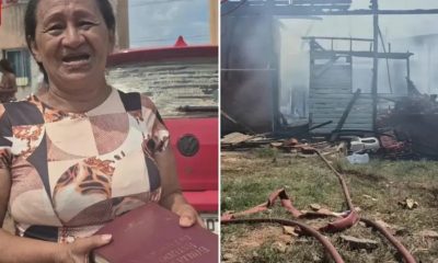 Bíblia é preservada em incêndio que destruiu casas e igreja