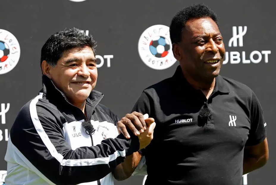 Diego Maradona e Pelé