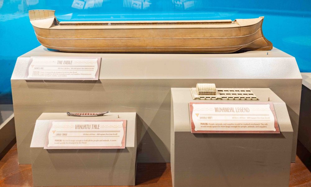 Exposição lista culturas ao redor do mundo que registraram dilúvio