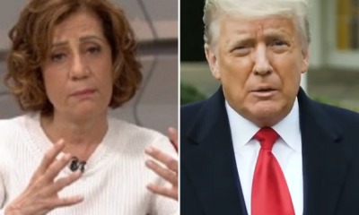 Donald Trump e Miriam Leitão