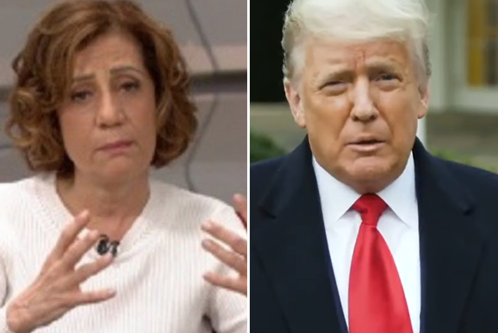 Donald Trump e Miriam Leitão