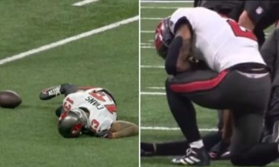 NFL: jogador se lesiona e colega ora ajoelhado em campo