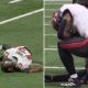 NFL: jogador se lesiona e colega ora ajoelhado em campo