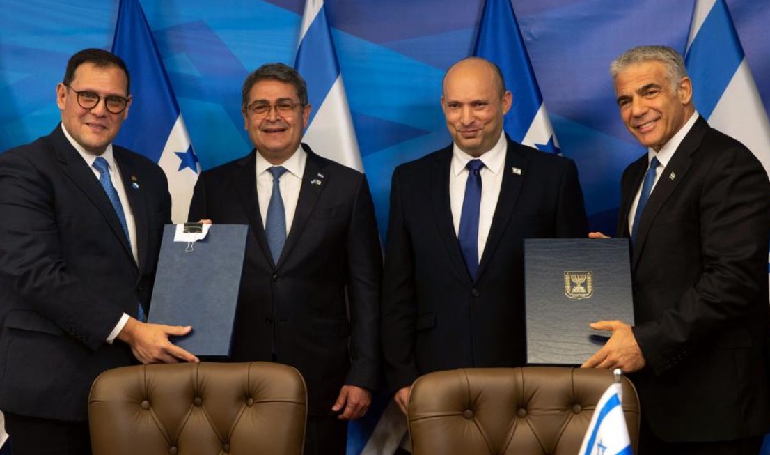 Encontro entre autoridades de Honduras e Israel