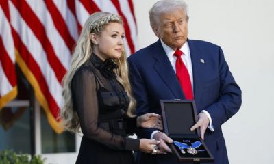 Trump entrega a maior homenagem à viúva de Charlie Kirk
