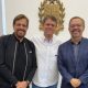 Estevam Hernandes e César Augusto visitam governador de SP