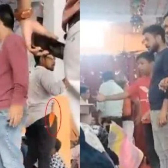 Hindus armados com facas tentam impedir cristãos de cultuar