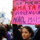 Feminista em protesto