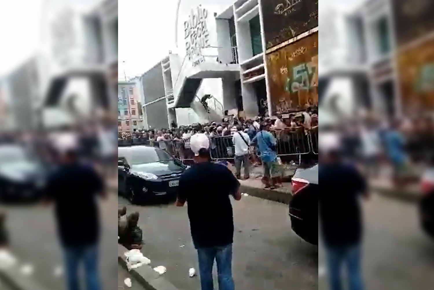 Fila por alimentos no Rio de Janeiro