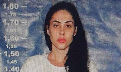 Foto de Monique Medeiros ao ingressar no sistema penitenciário Foto: Reprodução