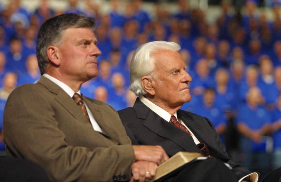 Franklin Graham com o pai, Billy Graham