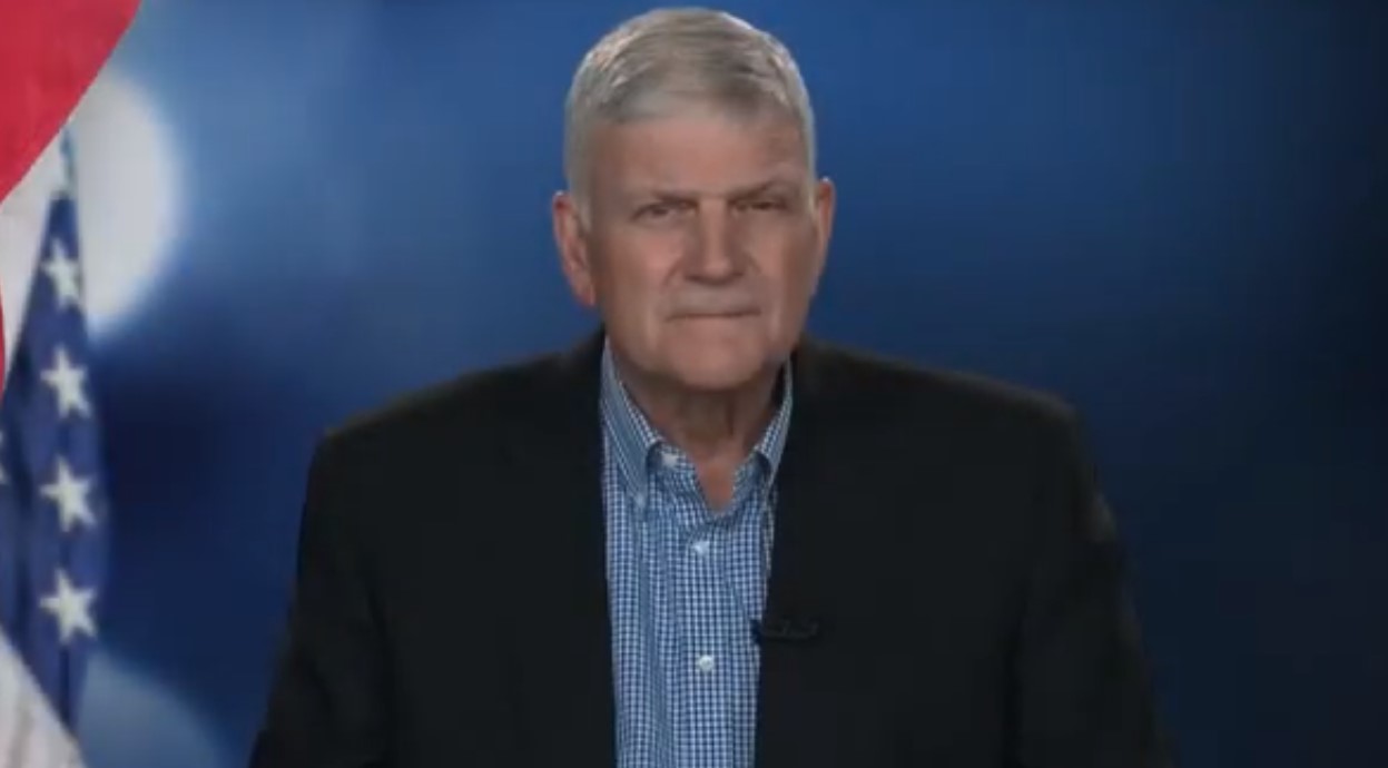 Franklin Graham em live de oração