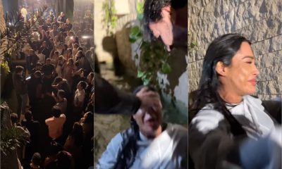 Pablo Marçal realiza batismo de Gracyanne Barbosa e dezenas de seguidores