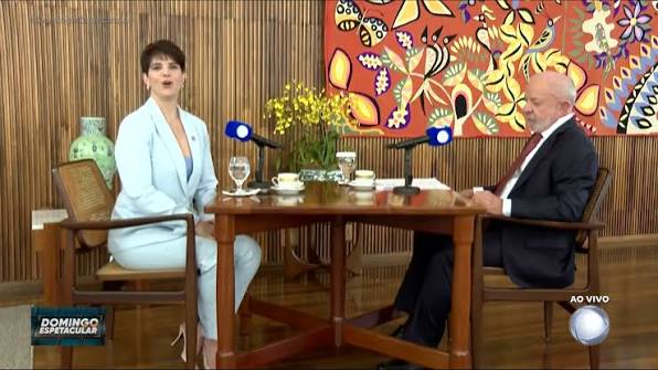 Entrevista de Lula no Domingo Espetacular registra a pior audiência do ano