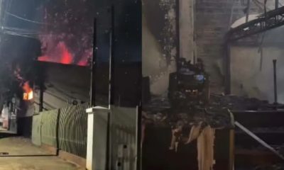 Incêndio destrói templo da Assembleia de Deus durante a madrugada