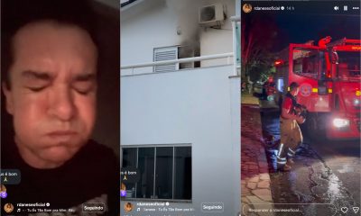 Incêndio na casa de Régis Danese: veja o relato do cantor