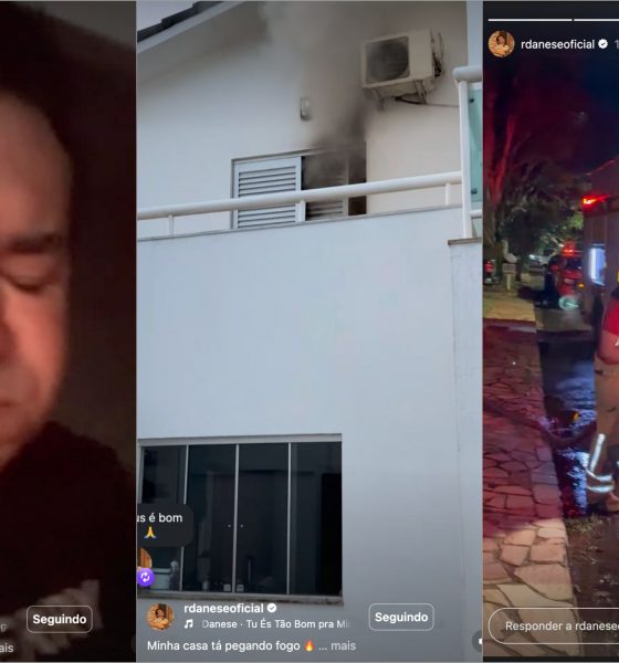 Incêndio na casa de Régis Danese: veja o relato do cantor