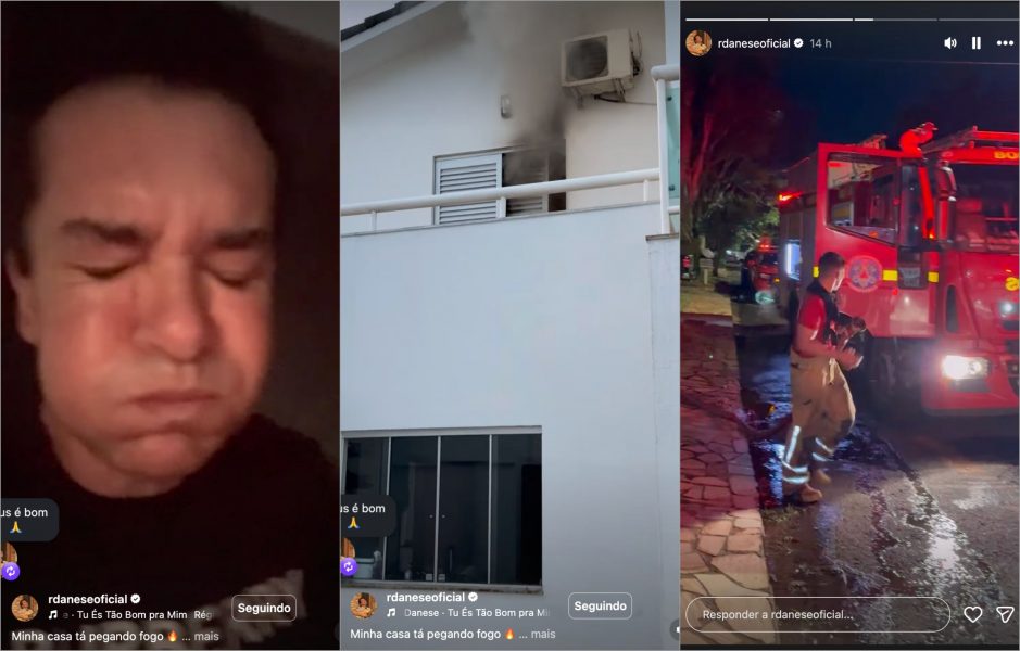Régis Danese agradece a Deus por livramento após incêndio