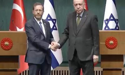 Isaac Herzog e Recep Tayyip Erdogan