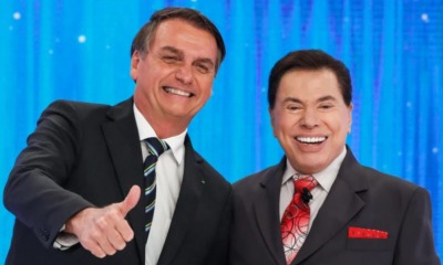 Jair Bolsonaro e Silvio Santos