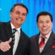 Jair Bolsonaro e Silvio Santos