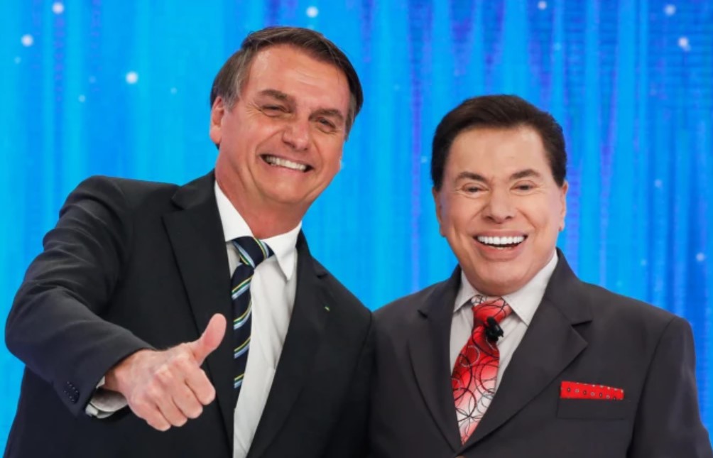 Jair Bolsonaro e Silvio Santos