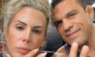 Joana Prado e Vitor Belfort