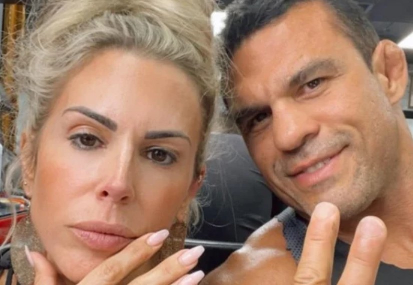 Joana Prado e Vitor Belfort